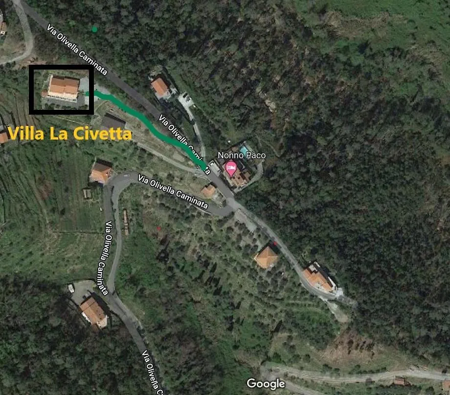 Casa La Civetta - Relax Tra Verde E Mare A 10 Minuti Da Sestri Levante Hotel Casarza Ligure 0*,